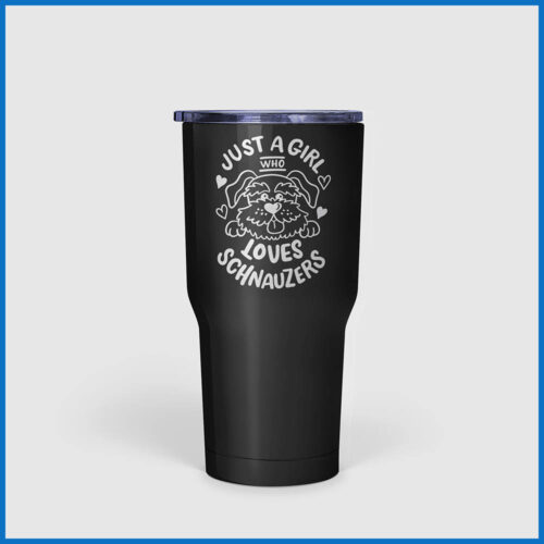 Girl Loves Schnauzer