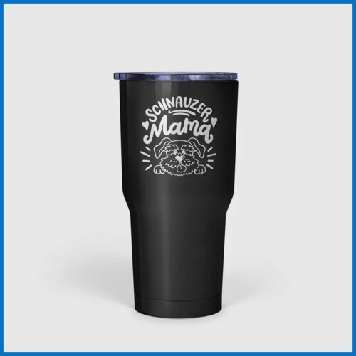 Schnauzer Mom Smiley Face