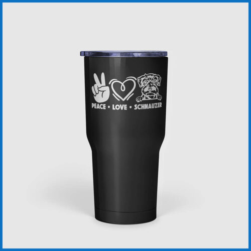 Love Peace Schnauzer