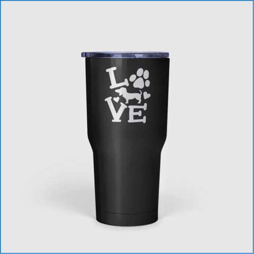 Doxie Love with a Paw