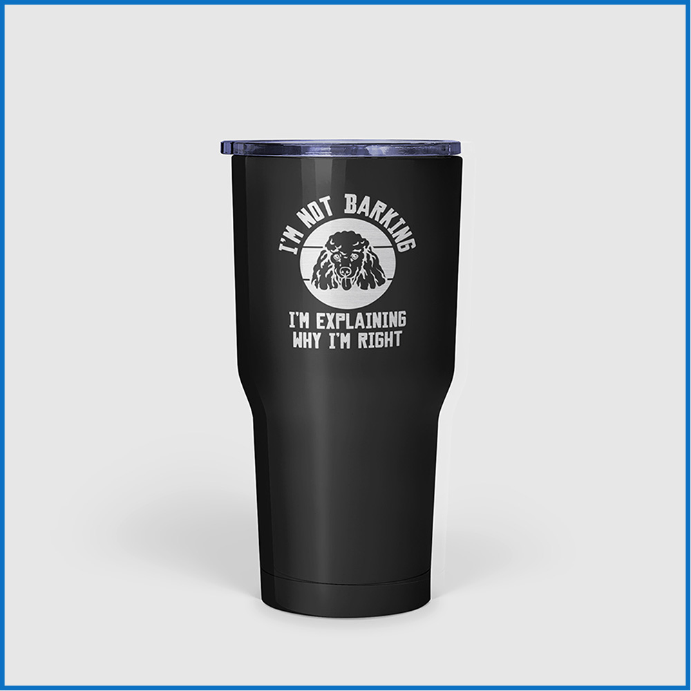 Poodle Im Not Barking