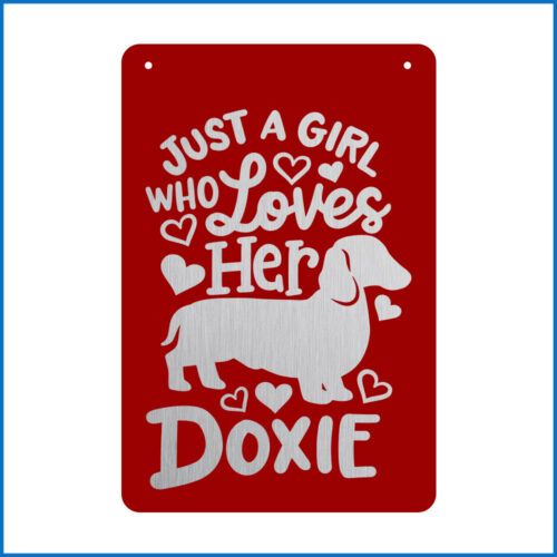 Girl Loves Dachshund