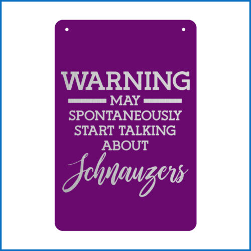 Spontaneously Talk About Schnauzers