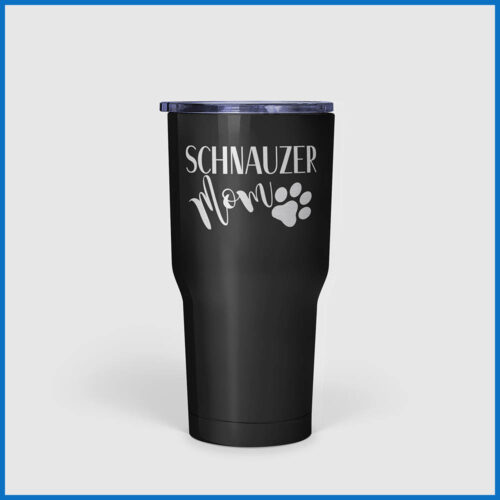 Schnauzer Mom and Paw